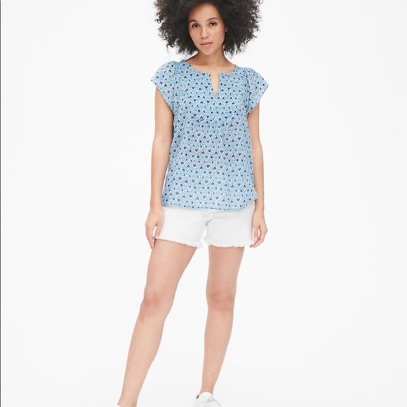 Gap Bib-front Print Flutter Sleeve Too - Picture 3 of 6